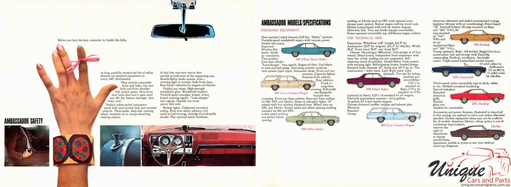 1967 AMC Ambassador Brochure Page 2